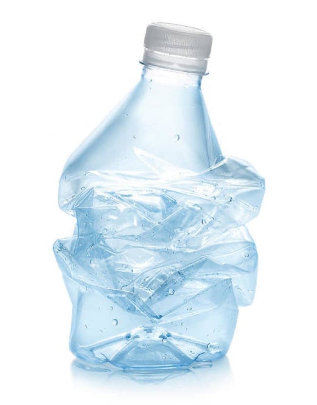 Single-use plastic bottle